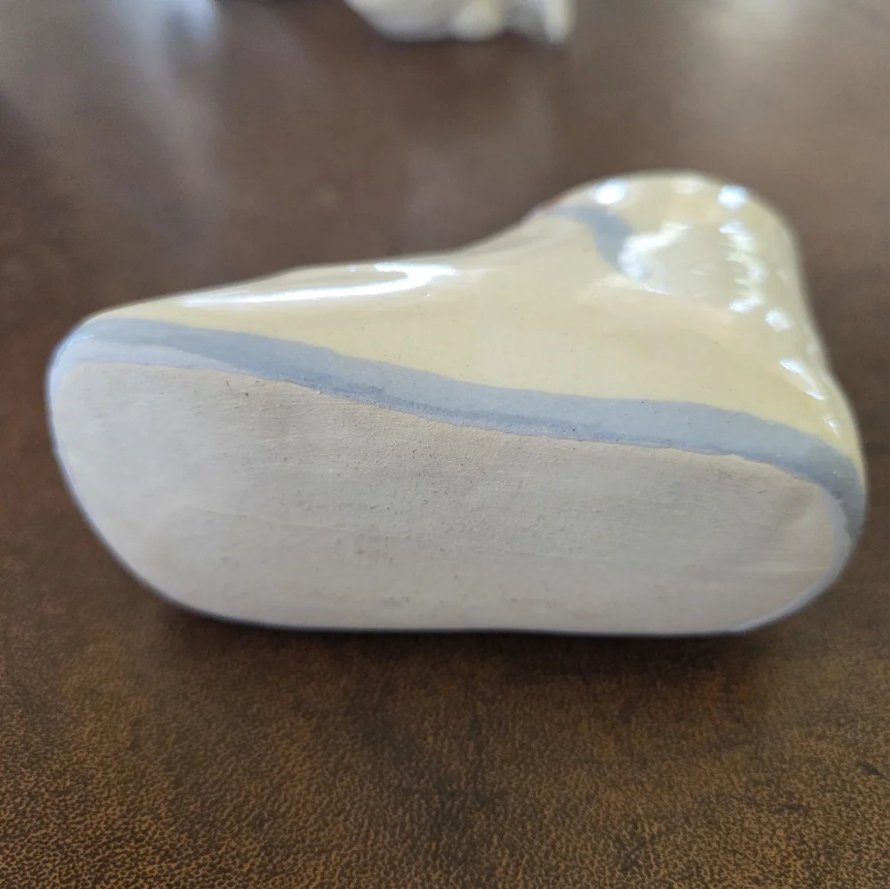 Vintage Baby Shoe Ceramic Planter